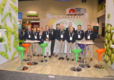 The Ayco Farms team had a variety of fruit and vegetables on display at their big stand.